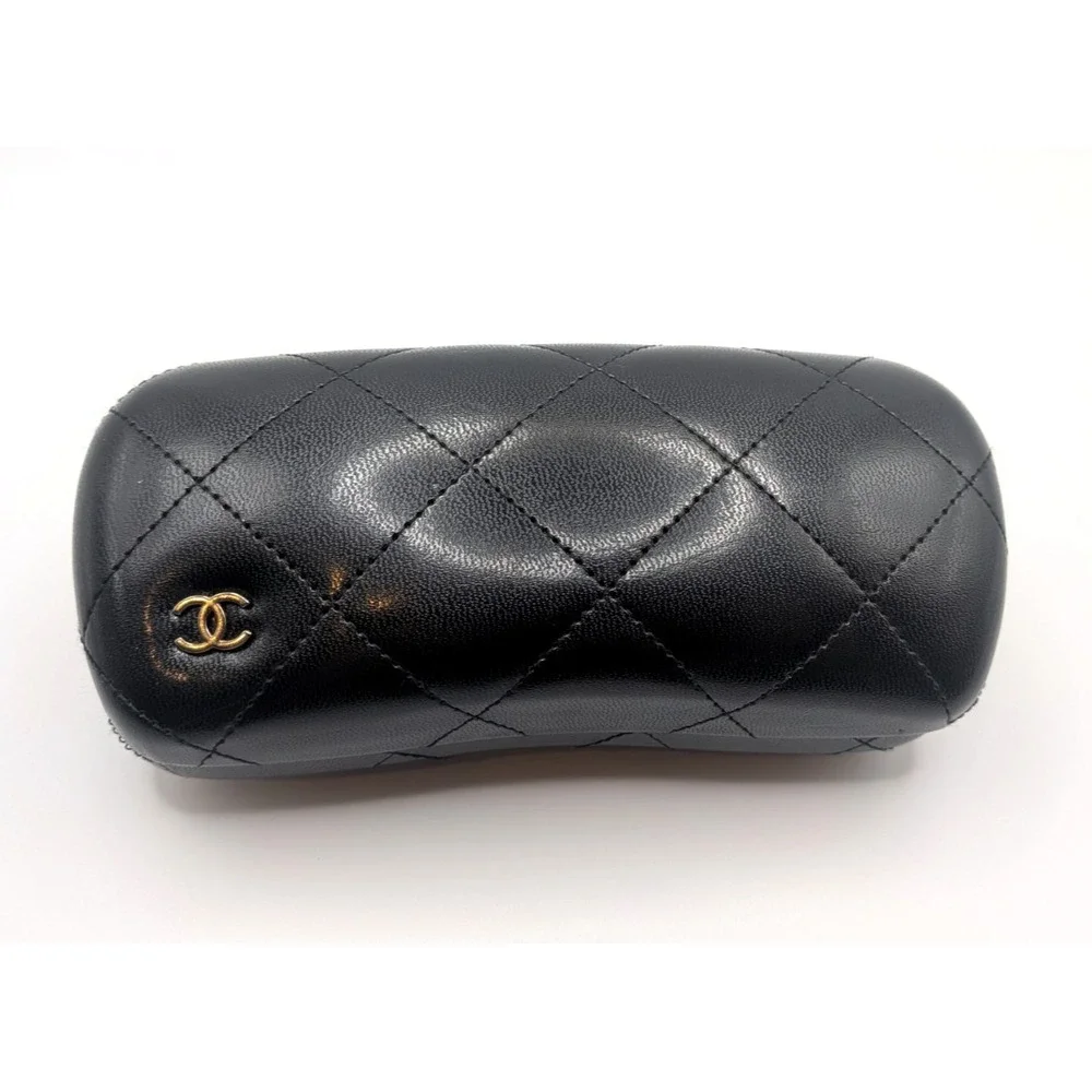 Chanel Eyeglass Sunglasses Case Black 